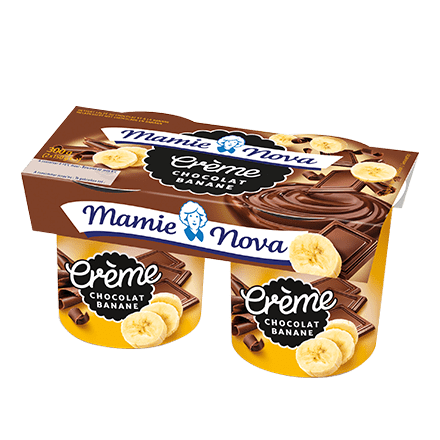 Mamie Nova - Packaging Crème Chocolat Banane