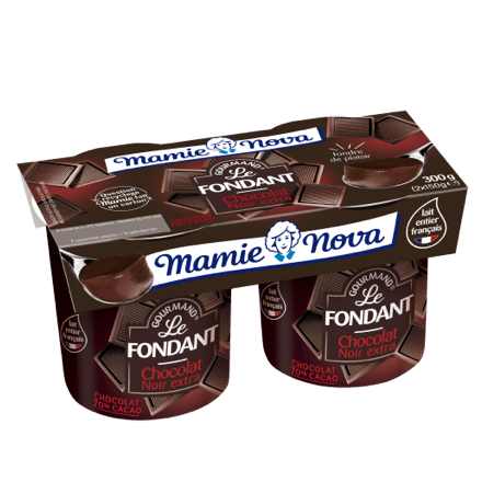 Mamie Nova - Packaging Gourmand® Fondant Chocolat Noir Extra